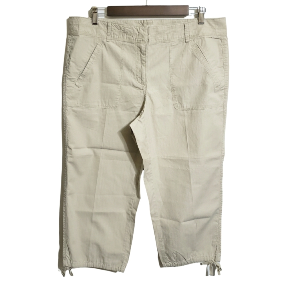 LOFT Cropped Pants with Ties Women's Size 12